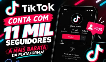 Conta TIKTOK 11.000 SEGUIDORES REAIS | TIKTOK SHOP + LIVE | PREÇO PROMOCIONAL!