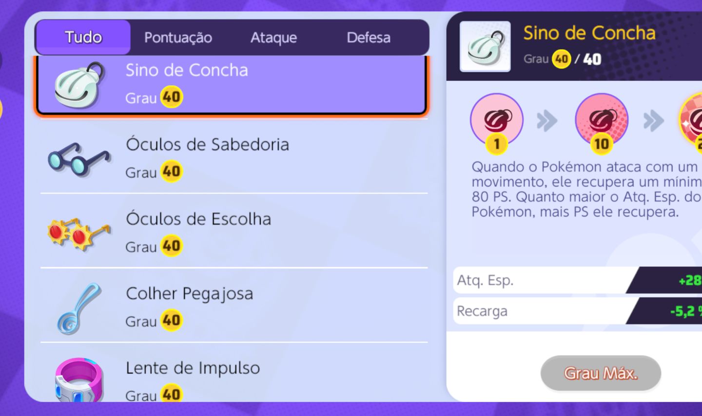 CONTA POKEMON UNITE LVL 61 RARA 2021