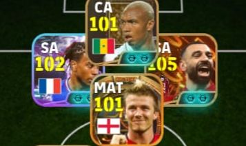 CONTA EFOOTBALL RARA!! SALAH BLITZ + PUYOL BUGADO + BECKHAM + DOUE BLITZ E+++!