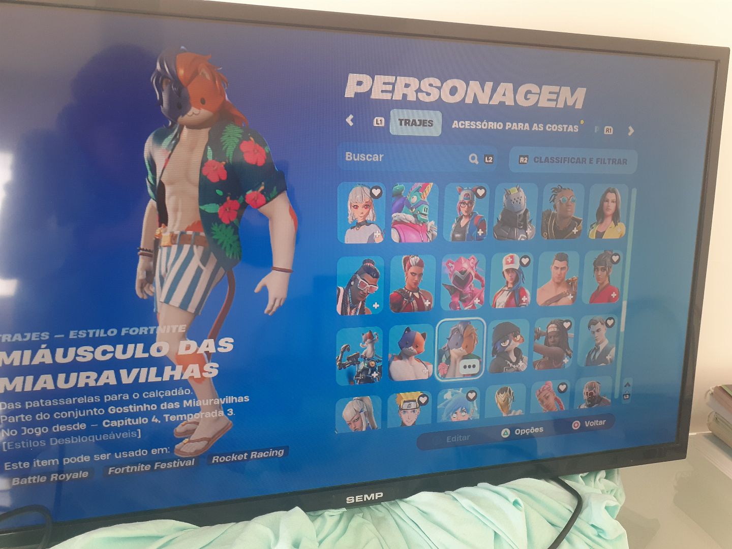 Conta braba de fortnite