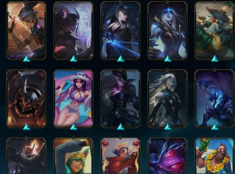 Conta LOL platina 1, 178 skins e 1400 RP