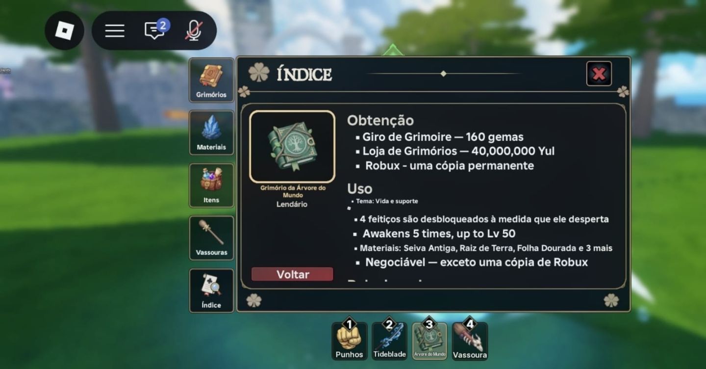 LENDAS DE TREVO :GRIMÓRIOS, CONTAS, ITENS, AURAS E SERVIÇO DE CLASSE!