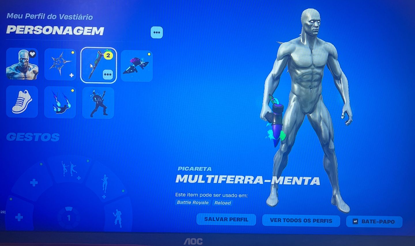 Conta fortnite único dono