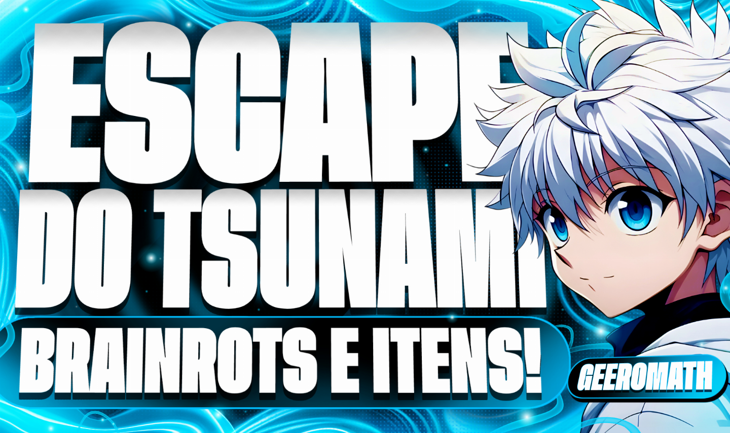[BRAINROTS, BASES E TOKENS!] FUJA DO TSUNAMI PARA BRAINROTS [ESCAPE BRAIROT]