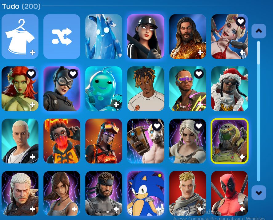 CONTA DE FORTNITE 7 anos / FULL ACESSO