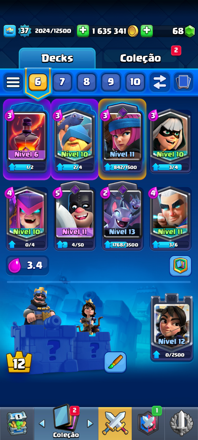 CONTA DE CLASH ROYALE MUITO BOA