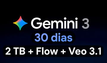 GEMINI 3 Pro + 2TB + VEO 3.1 + Flow - 30 Dias