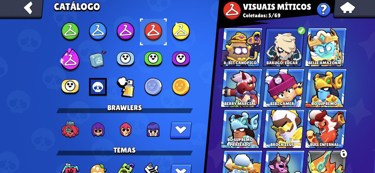Conta de Brawl Stars criada em 2020