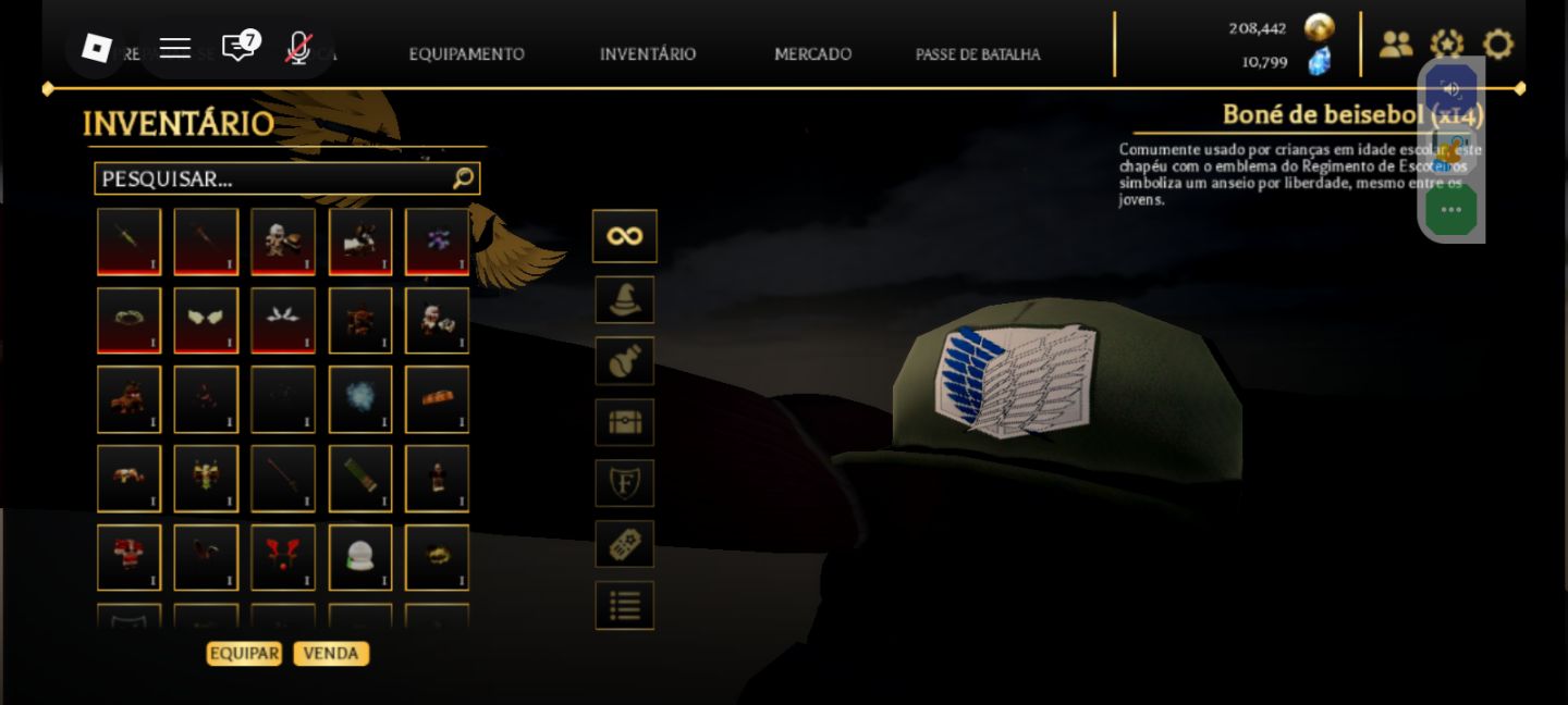 Cosmetic attack on Titan revolution