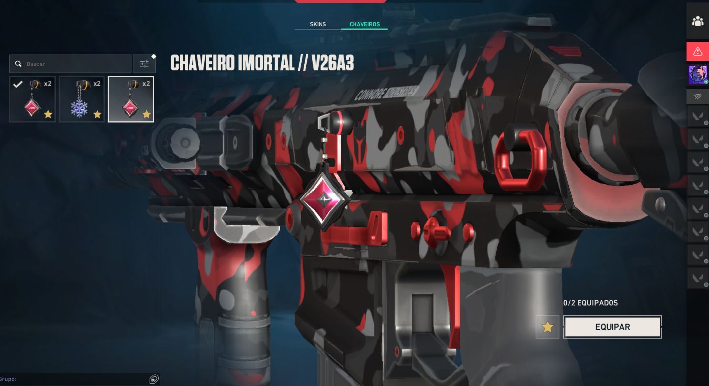 Conta valorant peak imortal 3.5k gastos 50+ skins e itens raros