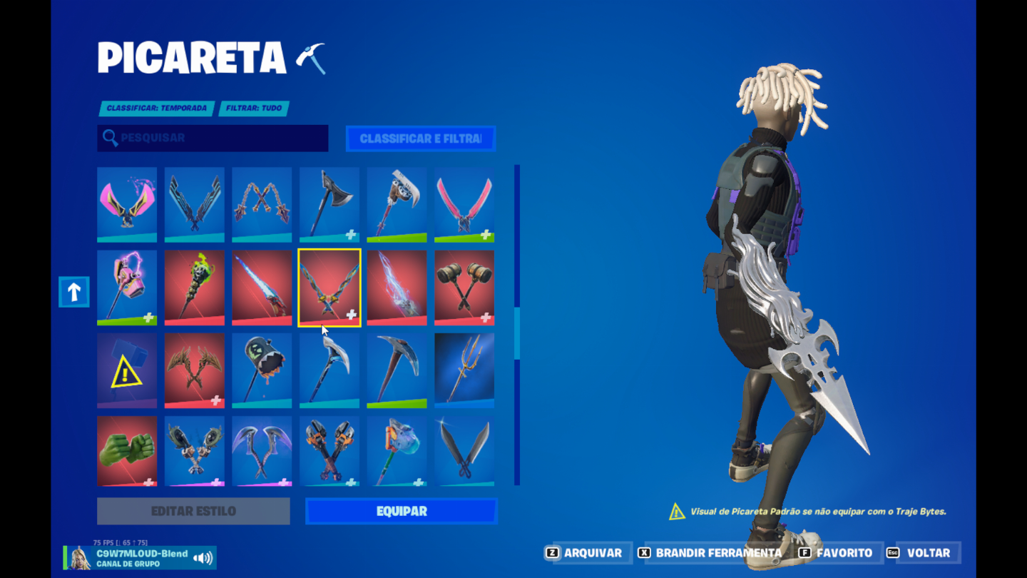Conta de fortnite old + salve o mundo old + conta epic com 125 jogos