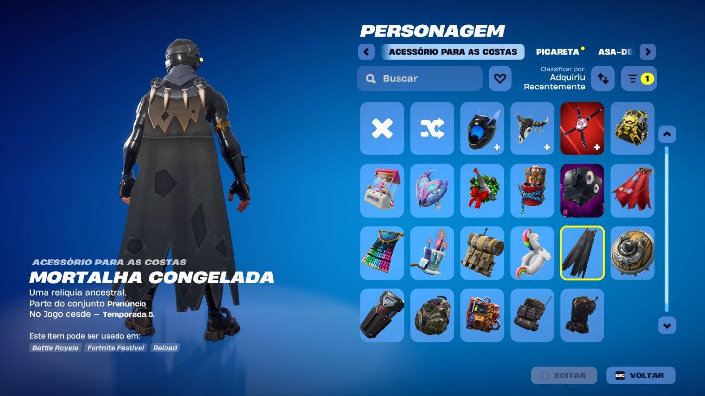 Conta Fortnite Agente corrupto, Temporada 5 Completa