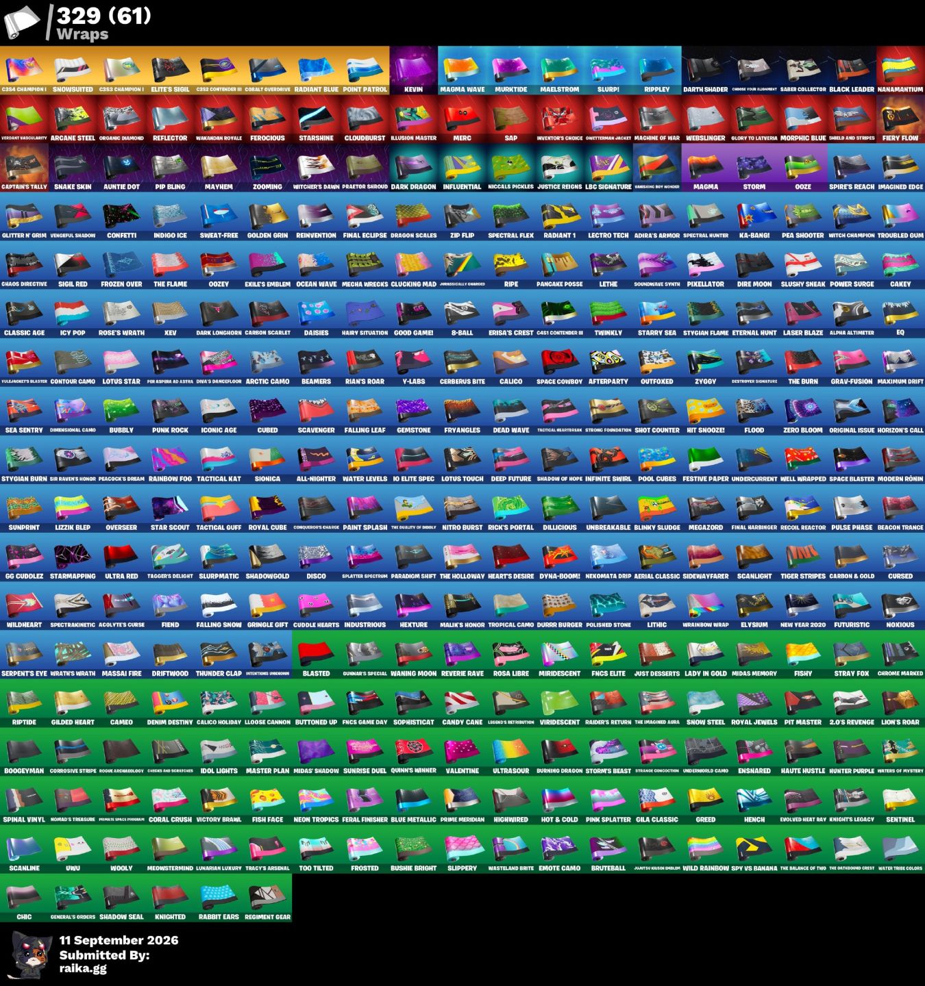 CONTA FORTNITE (EX PRO-PLAYER) 496 SKINS E 7325K DOLL