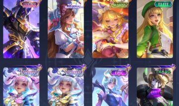 Conta MLBB, com 267 Diamantes e Skins limitadas.