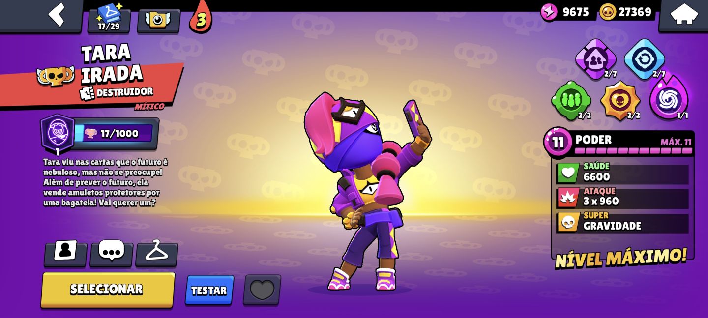Conta Supercell ID Mo.co + Brawl Stars muita skin cara