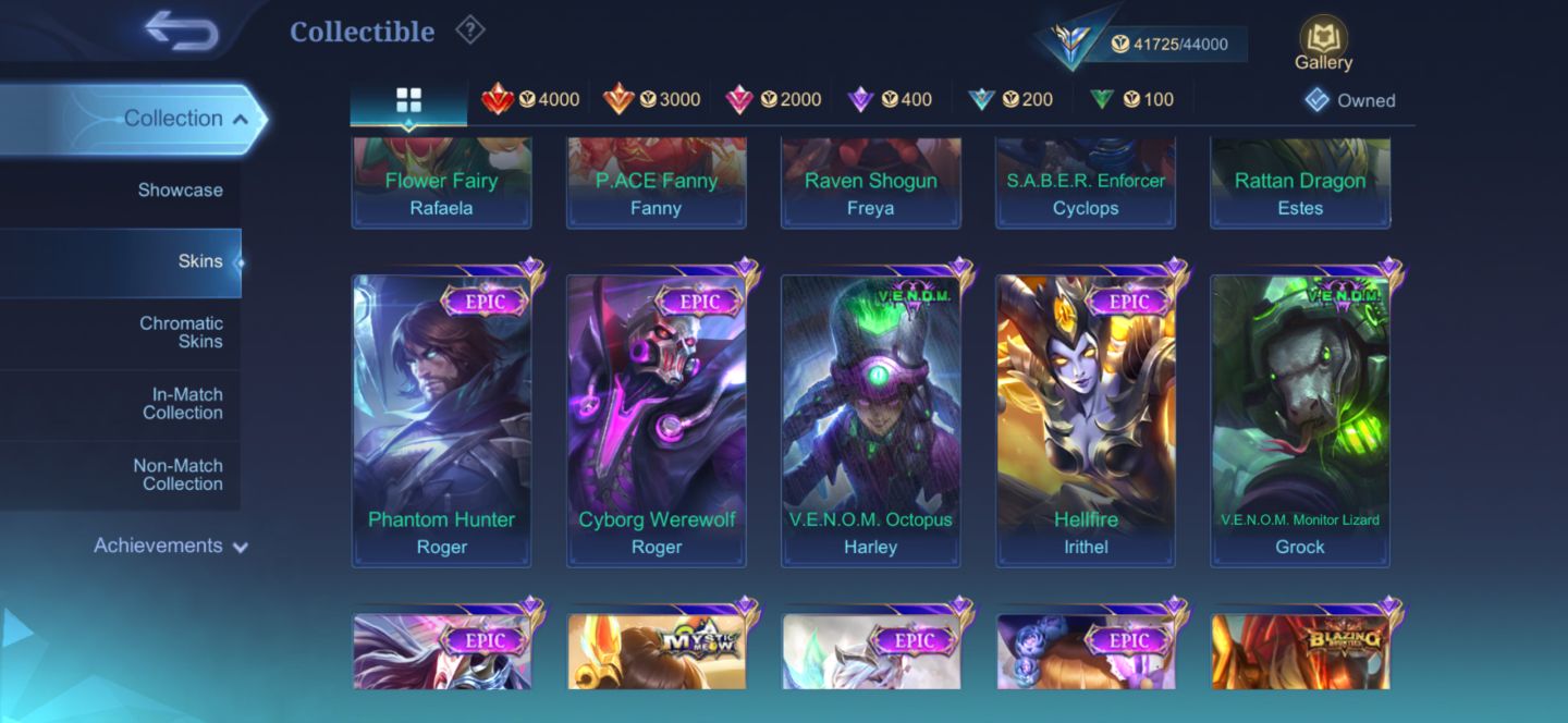 Conta mobile legends