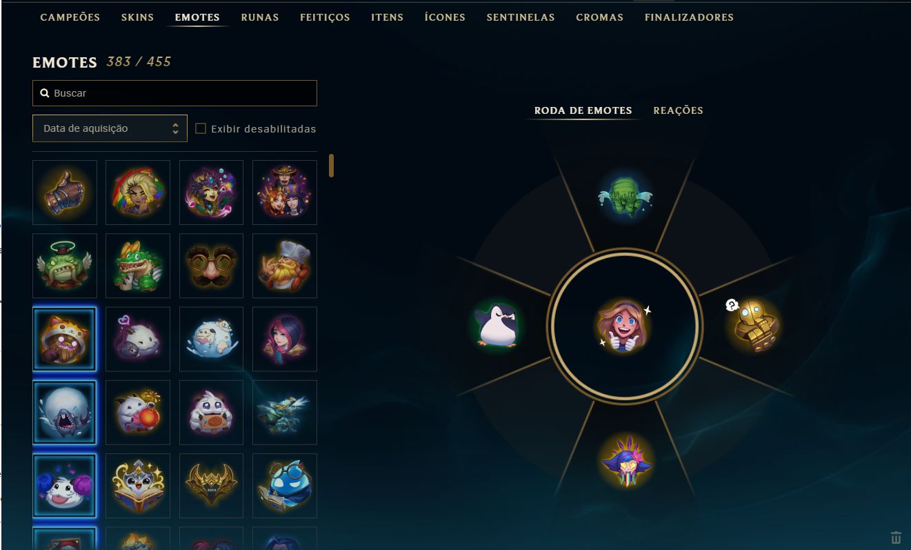 League of Legends | Conta Colecionador | 271 Skins | 630 Icones Todos os Champs