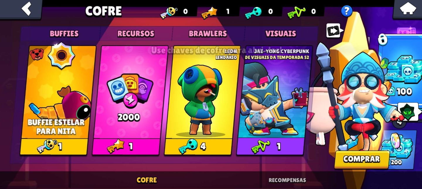 CONTA BRAWL STARS DE 2022 DIVERSOS RECURSOS!