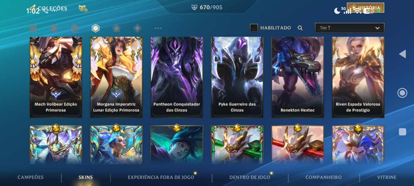 Conta de League of Legends WildRift