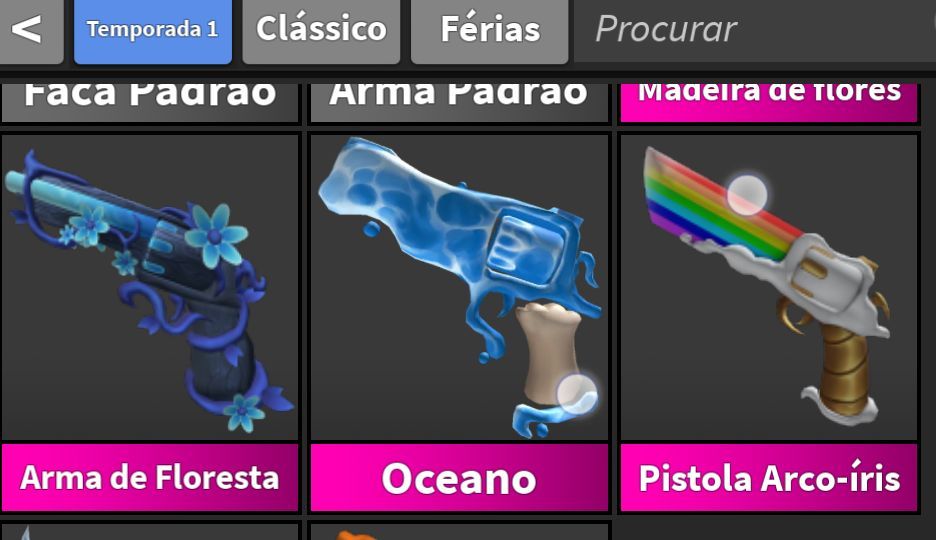 Meu inventário no mm2