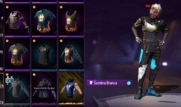 Conta free fire com 8 anos e angelical muito rara