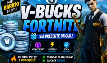 - V-BUCKS FORTNITE VIA PRESENTE | SKINS, EMOTES E ITENS DA LOJA | CONFIÁVEL -