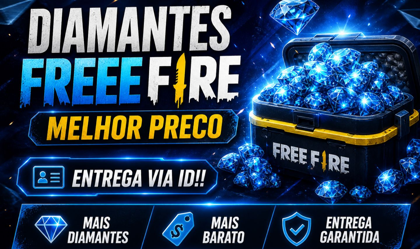 DIAMANTES FREEFIRE MAIS BARATO | ENTREGA VIA ID