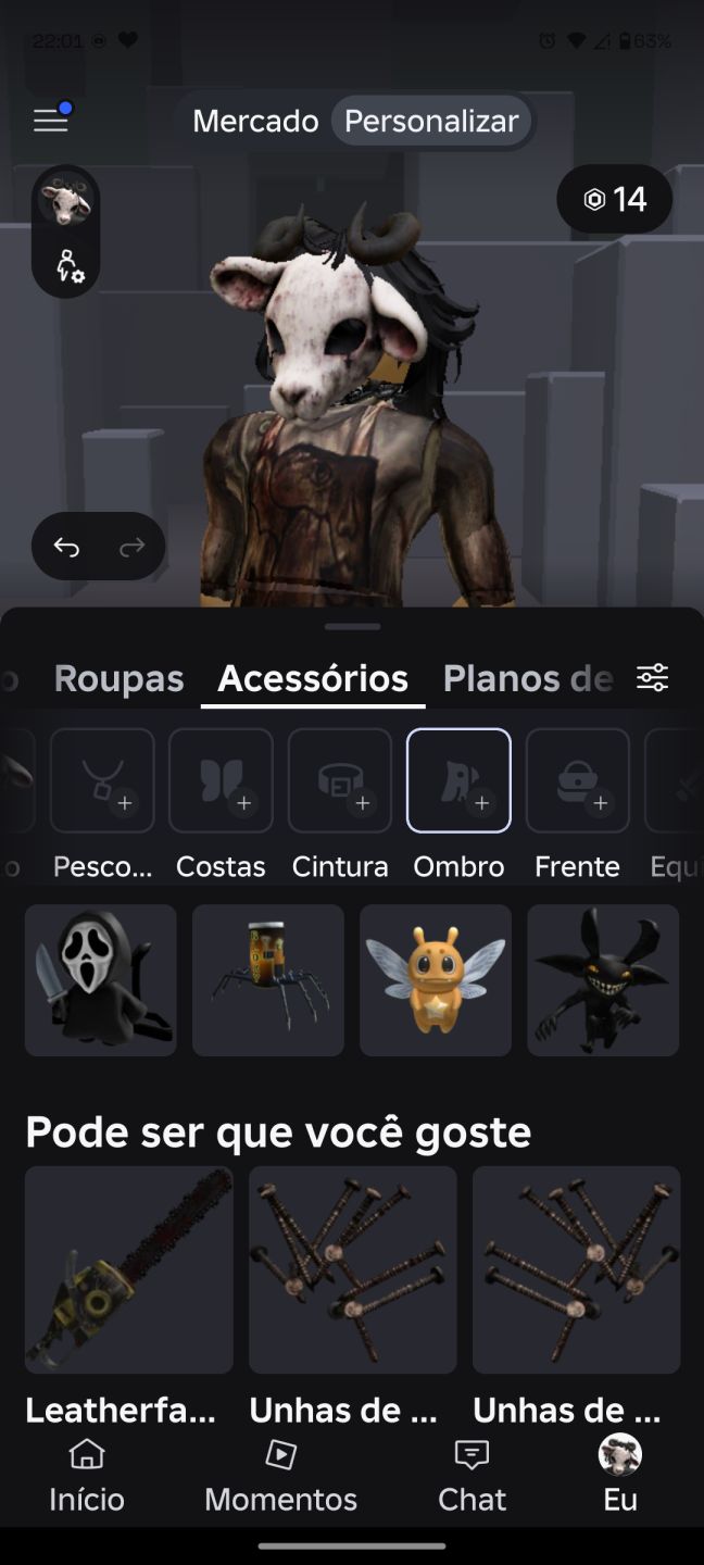 Conta roube um ovo,com mais de 2000 robux gastos