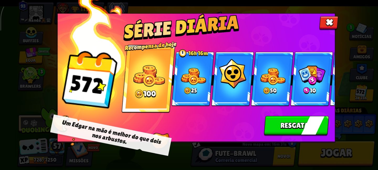 Conta de Brawl Stars Full brawlers e hypercargas