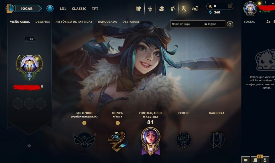Conta main irelia | unranked + emotes de elo + espólios !