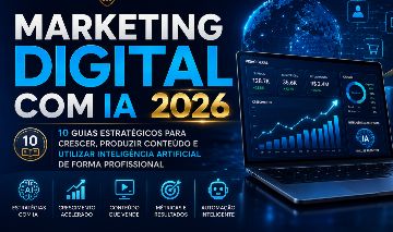 Marketing Digital com IA 2026 + 10 Guias Estratégicos