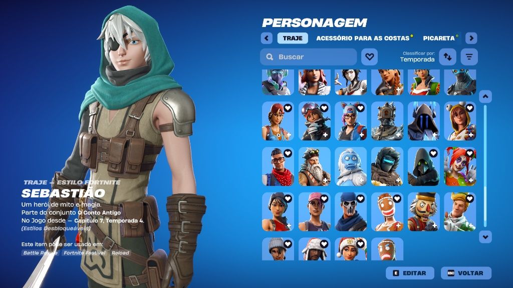 CONTA FORTNITE FULL ACESSO - STW FUNDADOR + GLOW + 94 SKINS + JOGOS NA EPIC