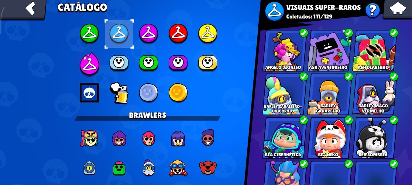 Conta Brawl Stars com TUDO DO JOGO, todos os brawlers upados, última fama.
