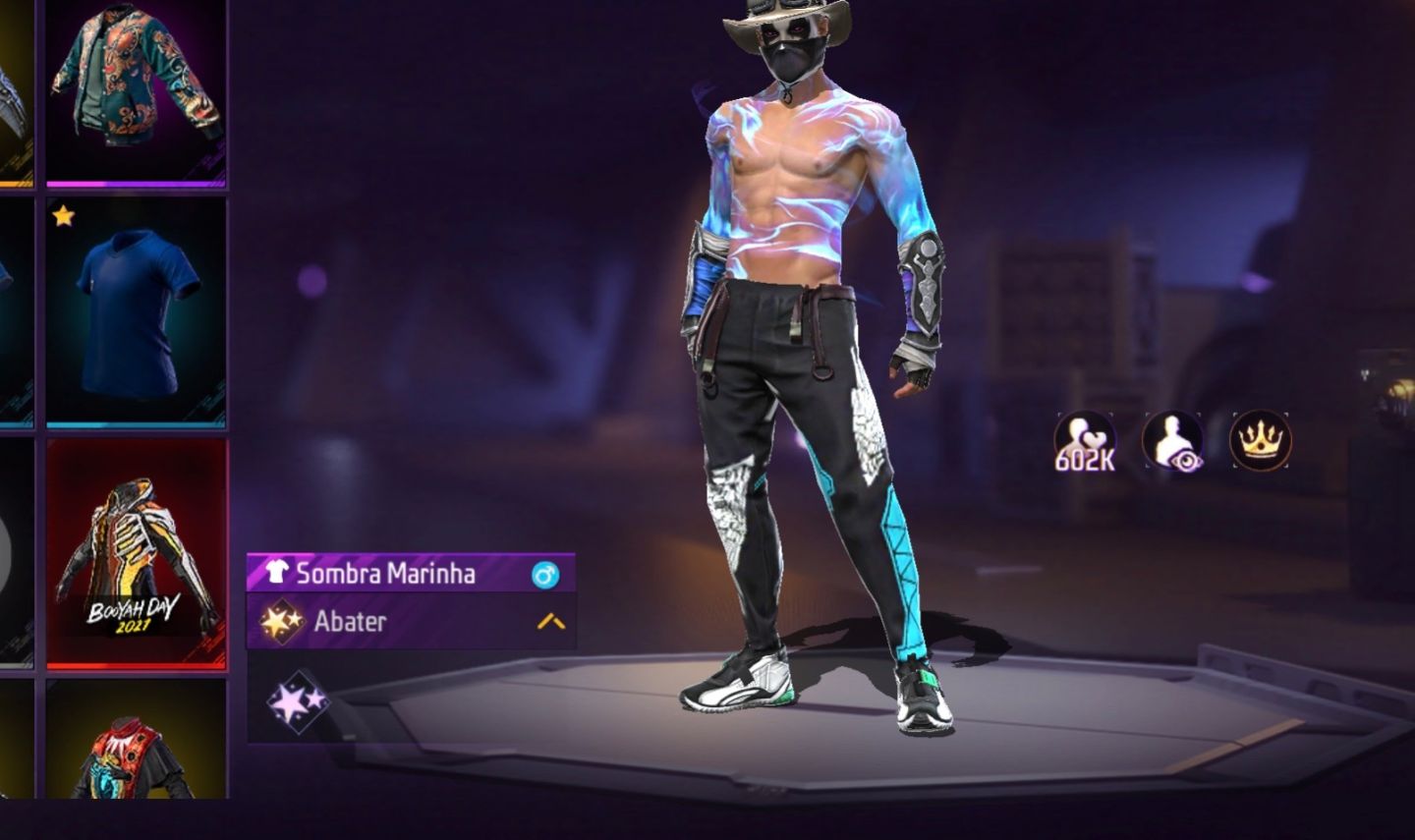 Conta de Free Fire muito rara, cm muitas skins raras