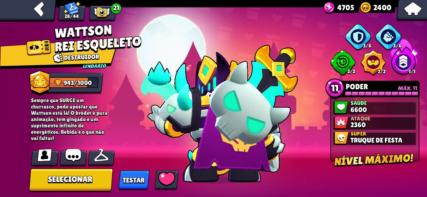 Conta Brawl Stars antiga 40+ troféus 100+ brawlers