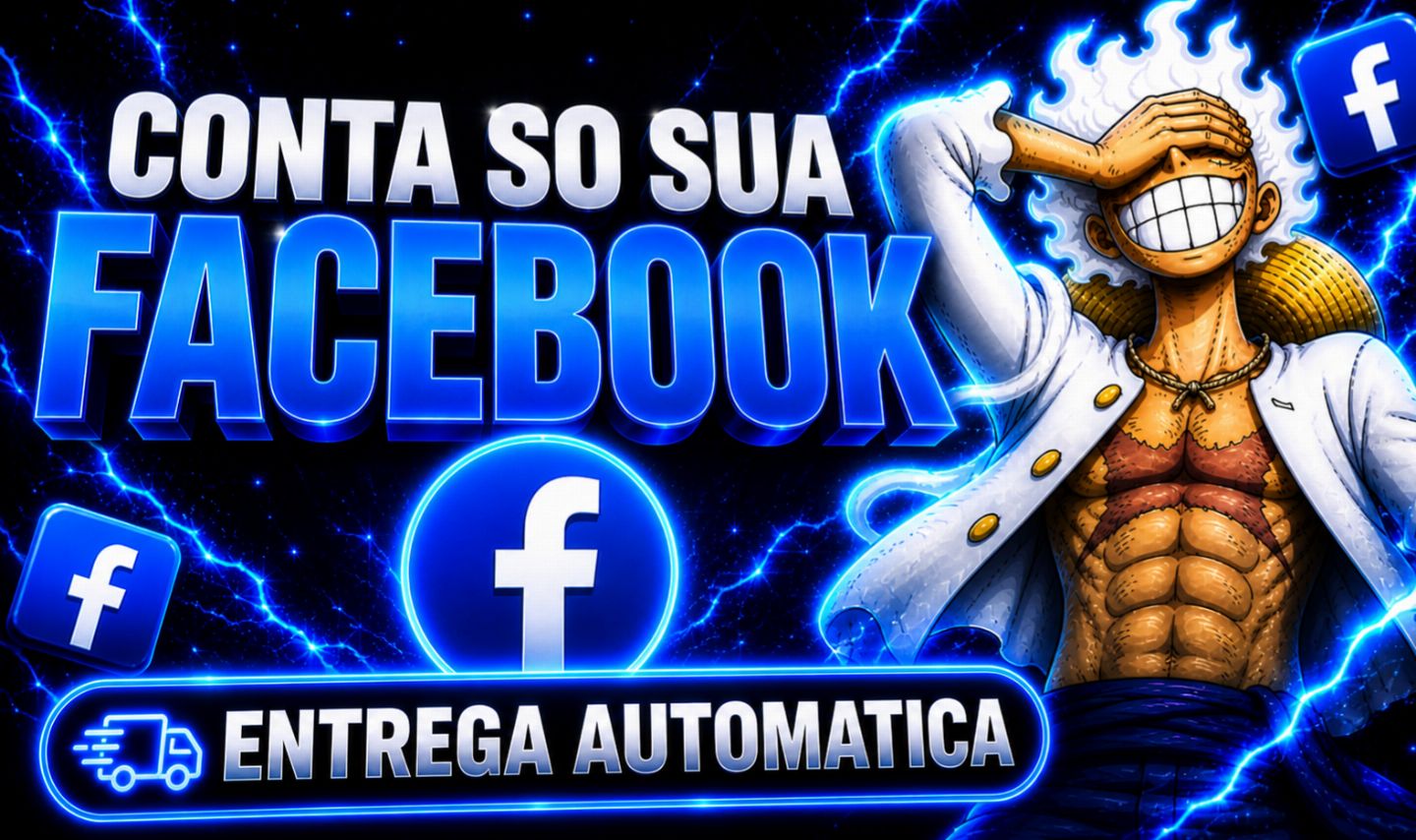 CONTAS FACEBOOK BR NOVAS + E-MAIL + ENTREGA AUTOMATICA
