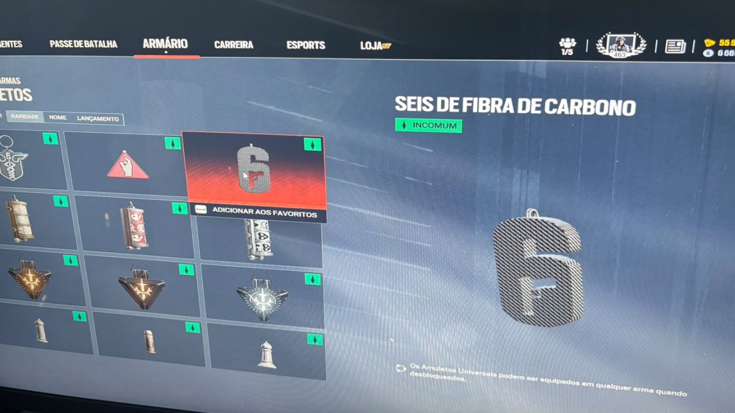 CONTA RAINBOW SIX SIEGE (2016) | 9 ELITES + 6.669 CRÉDITOS DISPONÍVEIS