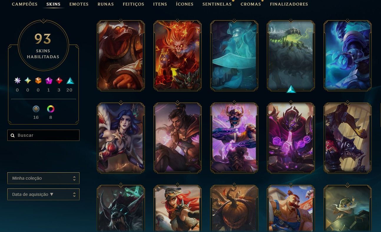 CONTA RIOT | VALORANT EX-IMORTAL 1 + LOL 93 SKINS | CHAMPIONS 2023/2024|R$ 500,0