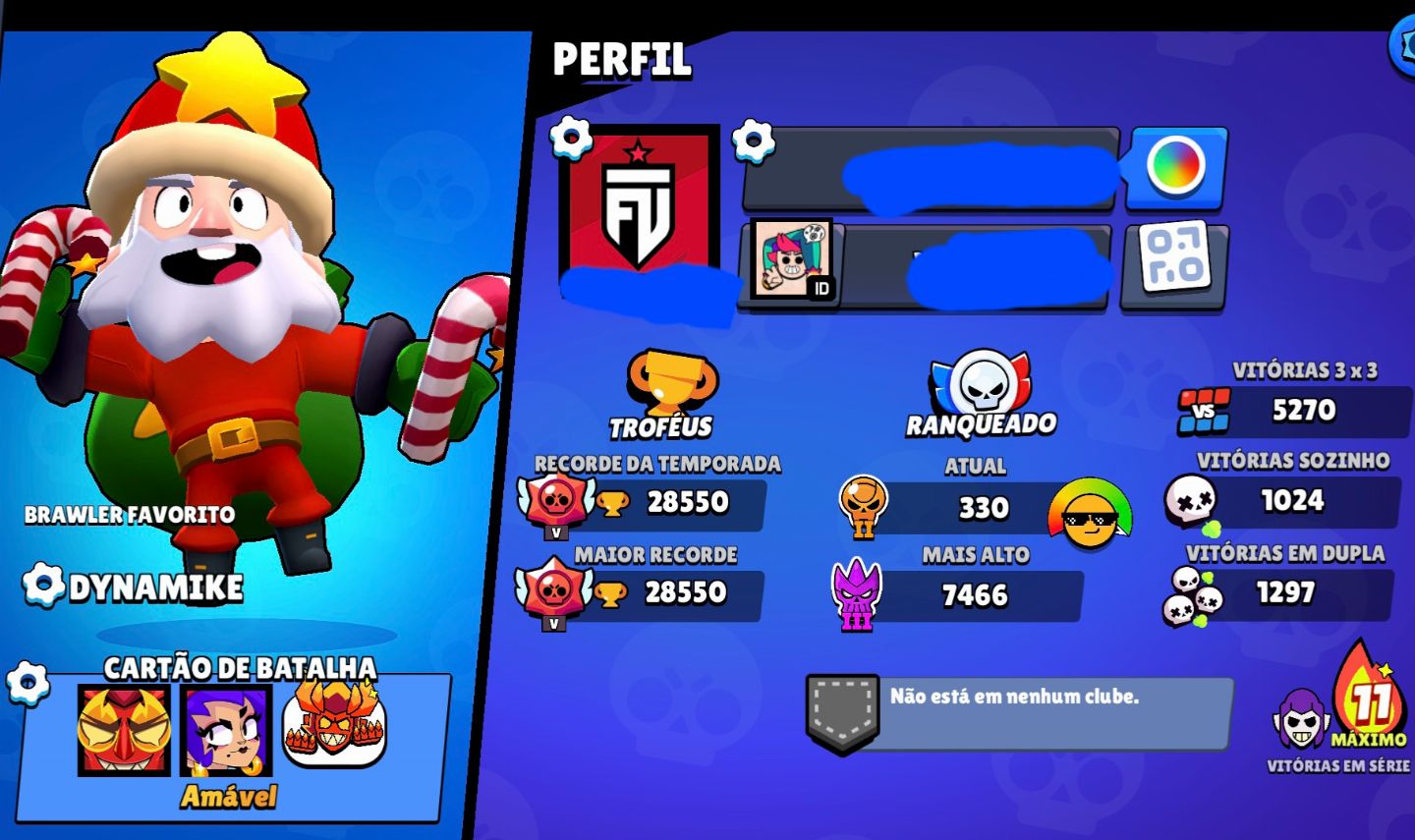 Conta de brawl stars com 28k de troféus e muitas skins raras.