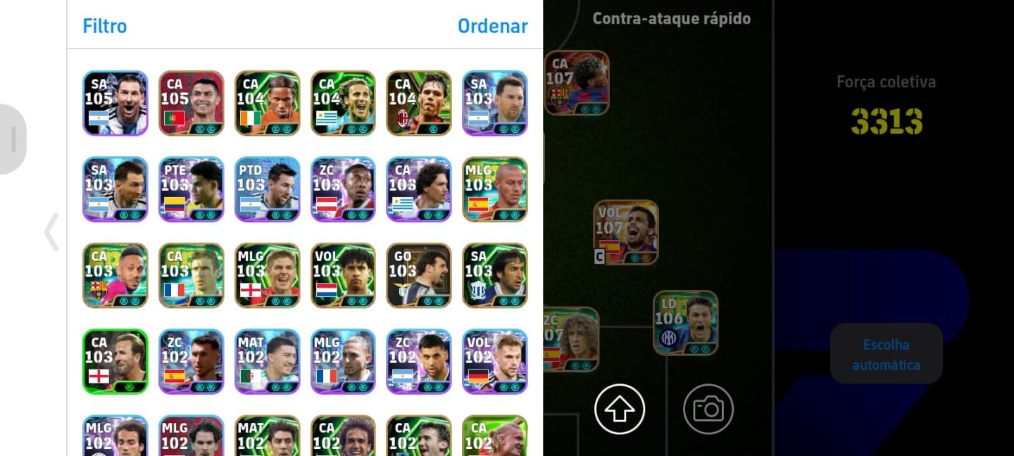 Conta de efootball móbile 3320