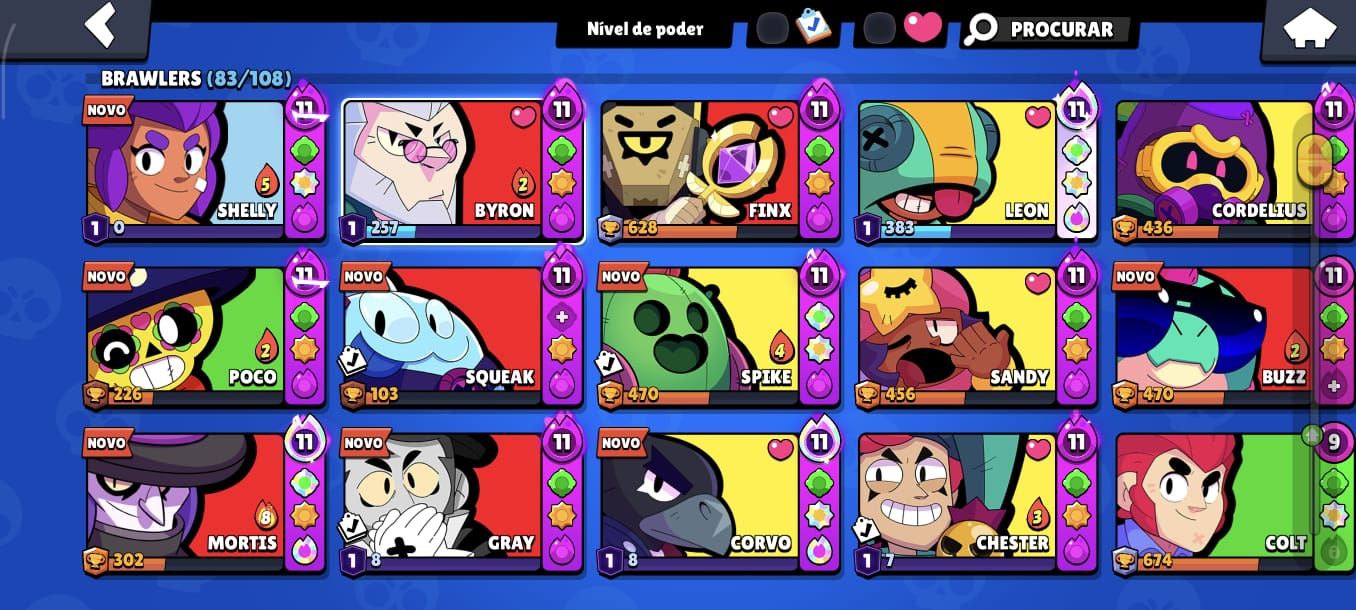 Conta Combo | Clash Royale + Brawl Stars + Clash of Clans | BS 17.563 Troféus |