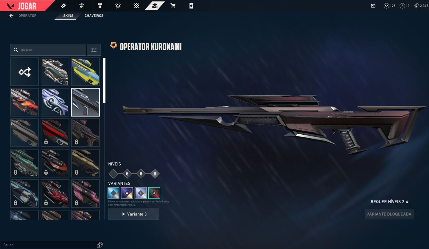 CONTA VALORANT- 2,7K R$ GASTO - EX IMORTAL 1 - SÓ SKIN FORTE - ACOMPANHA DADOS