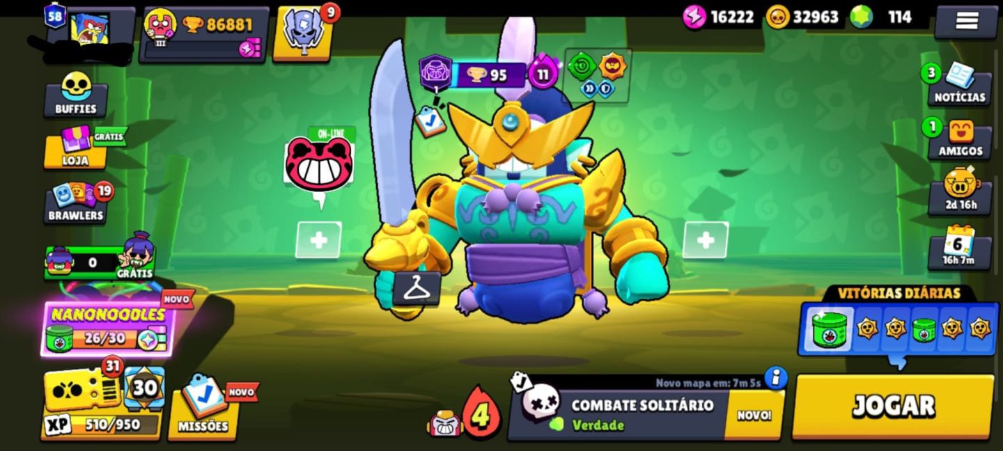 CONTA BRAWL STARS VETERANA (2018) | 86K TROFÉUS | 98 BRAWLERS NÍVEL 11