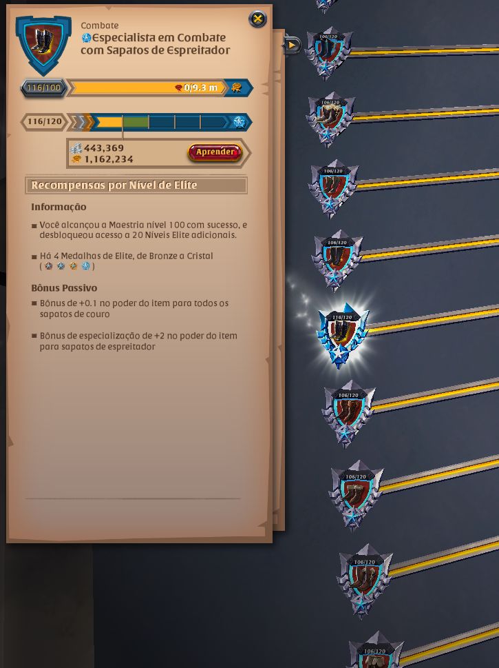 Conta mid/end game Albion