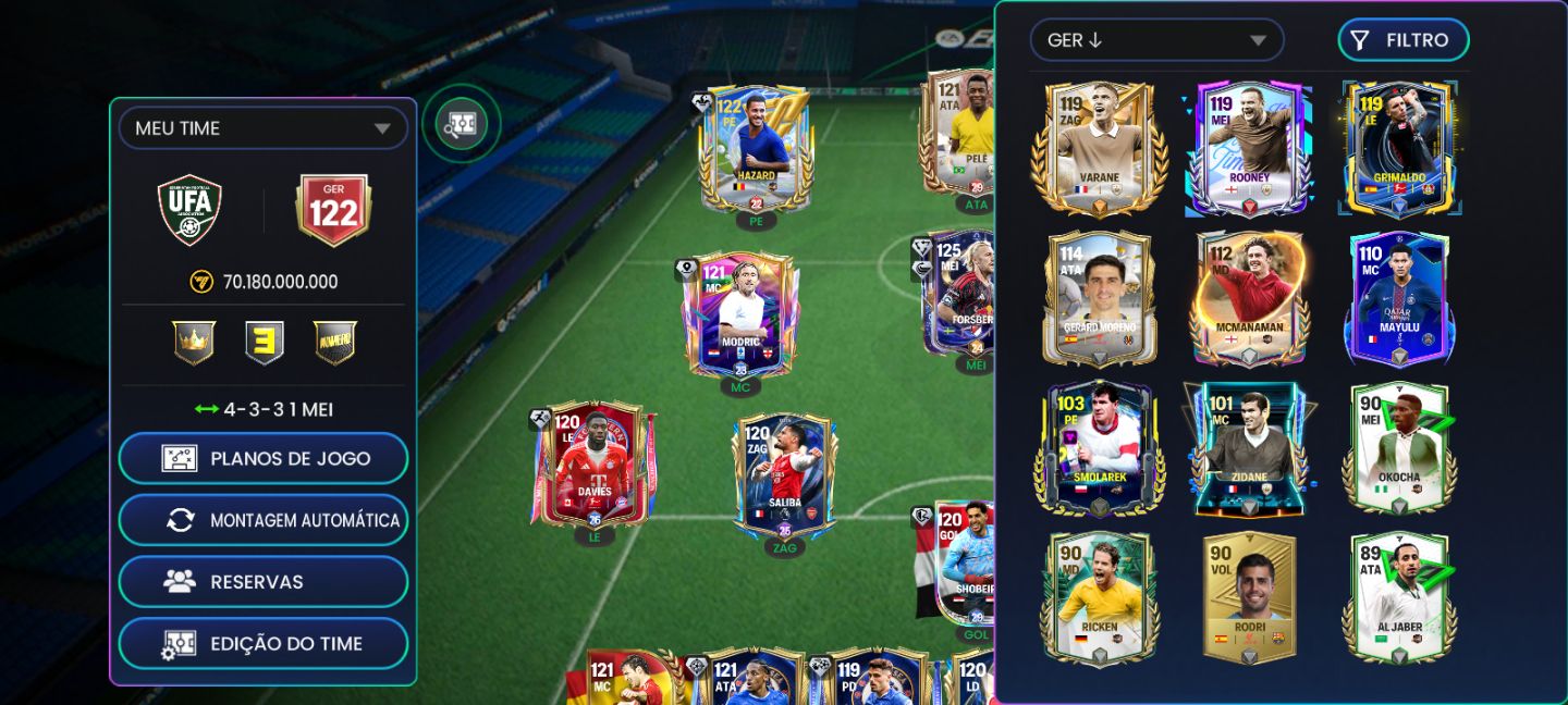 Conta de FC mobile ger 22