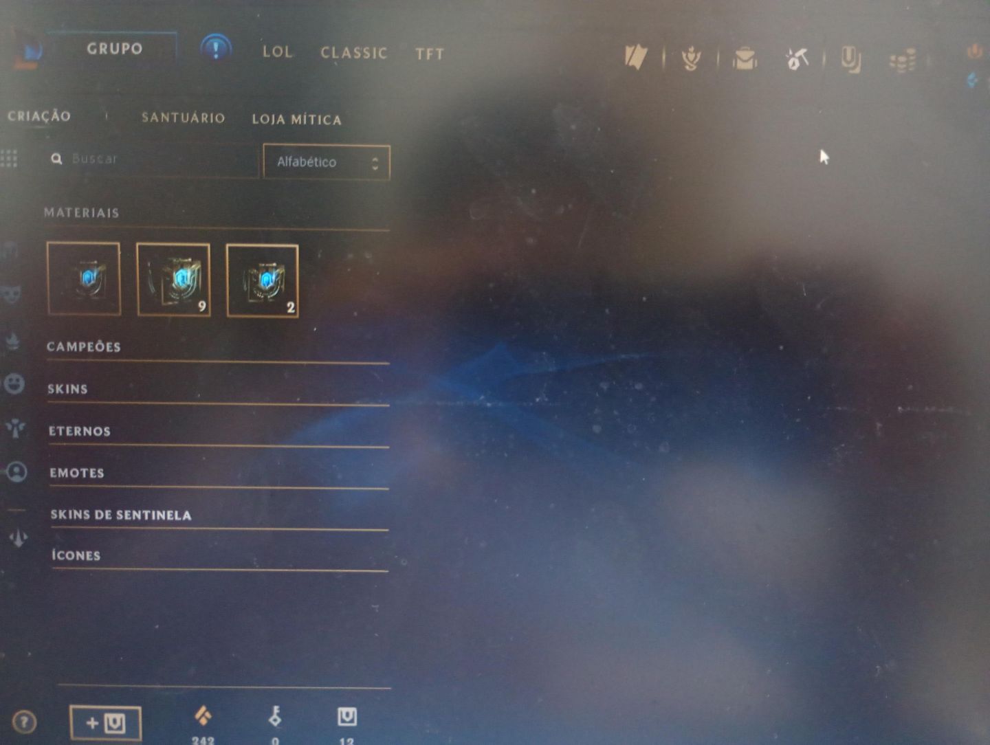 Conta LoL lev 200 com skin Yone velho oeste