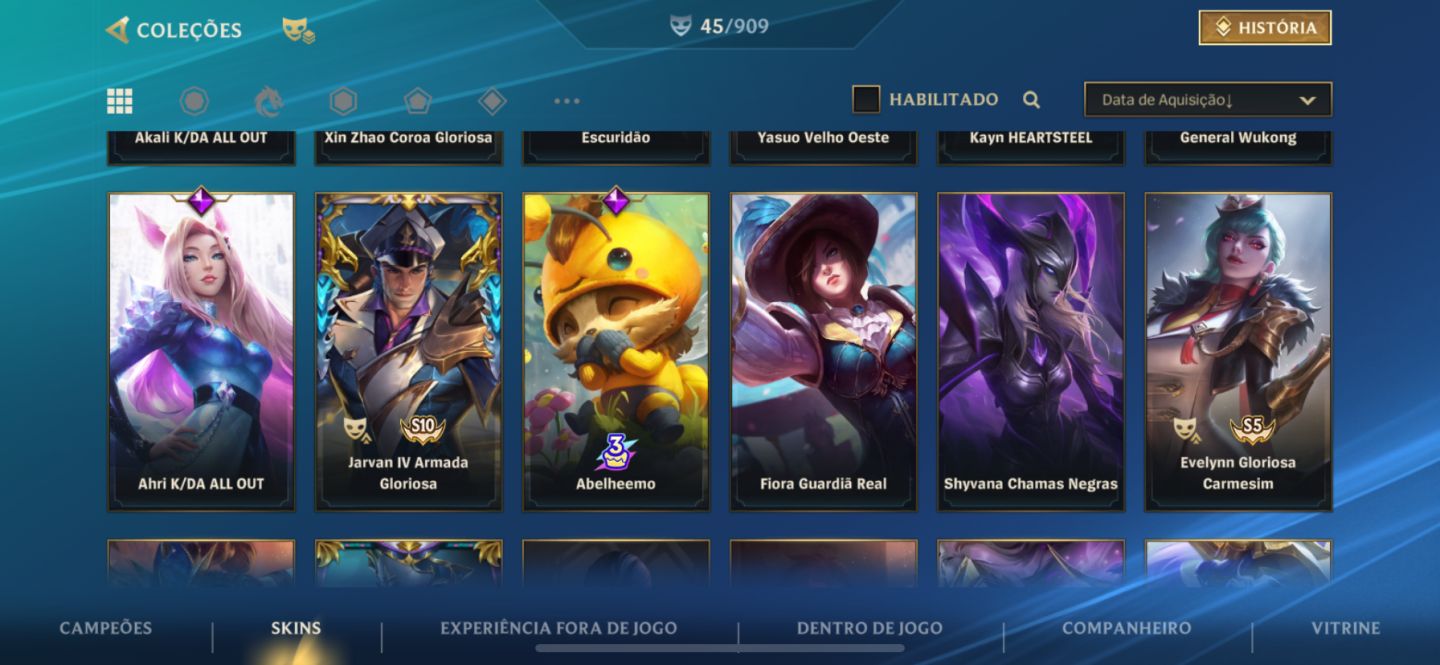 Conta LOL Wild Rift