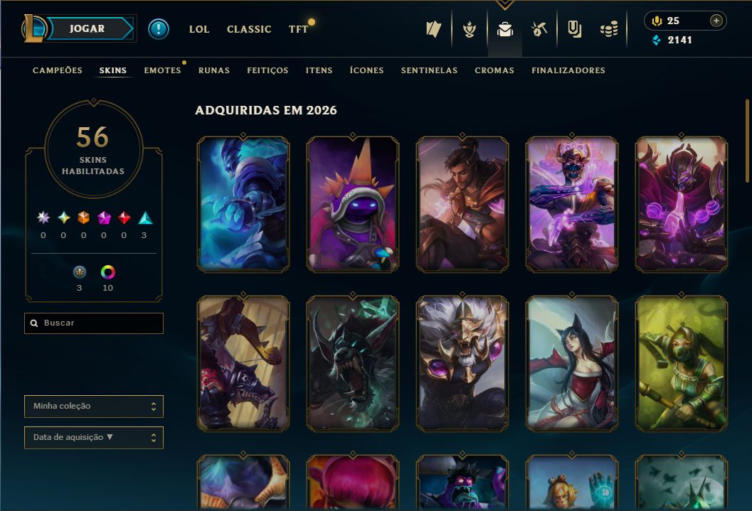 Conta Lol Mestre Soloq - Troca de Nick Disponivel