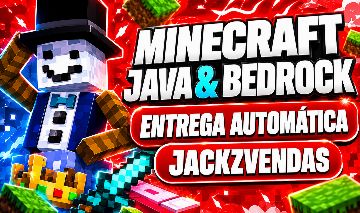 MINECRAFT FULL ACESSO (JAVA + BEDROCK) + ENTREGA AUTOMATICA