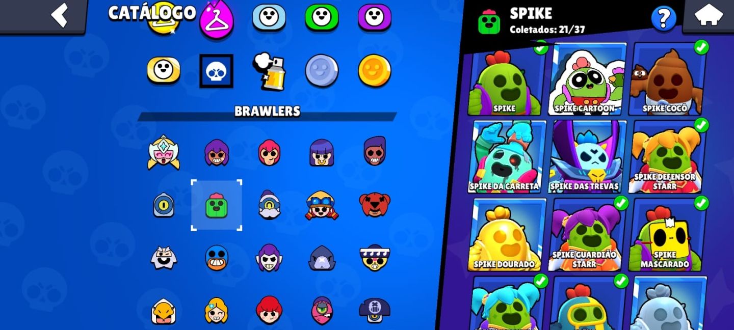 CONTA BRAWL STARS GEMADA + CONTA DE CLASH!!
